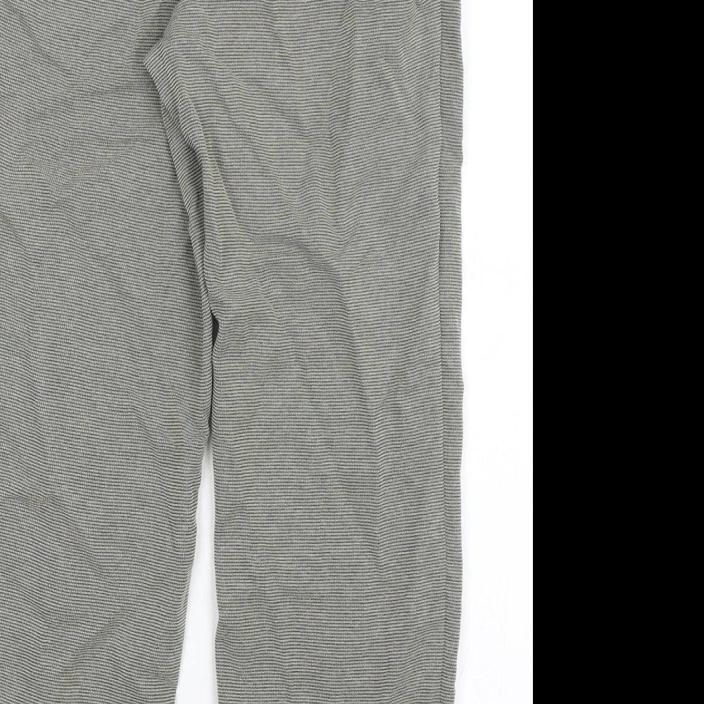Womens UK Size 10 M&S Regular Fit Grey Trousers