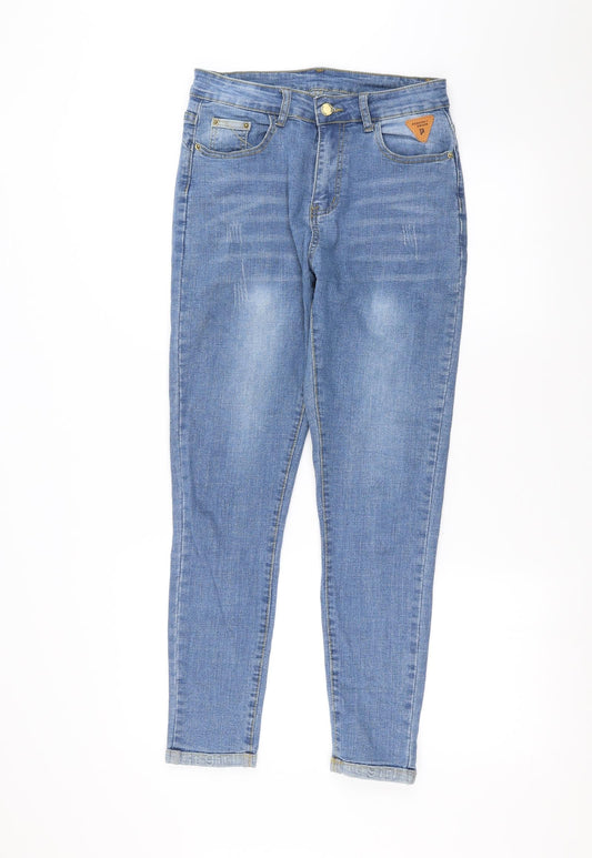 SHEIN Womens Blue Denim Skinny Jeans Size M L27 in