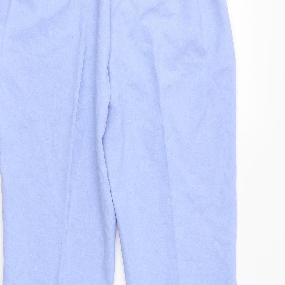 Womens UK Size 12 Bonmarché Regular Fit Purple Trousers