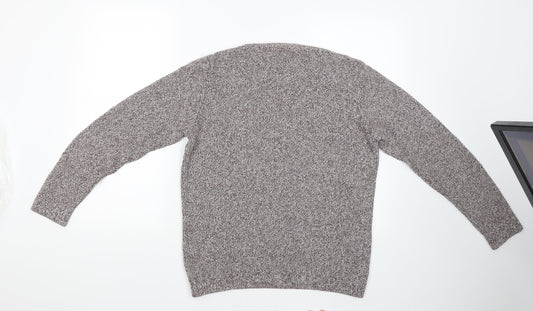 Topman Mens Brown Pullover Jumper Size S
