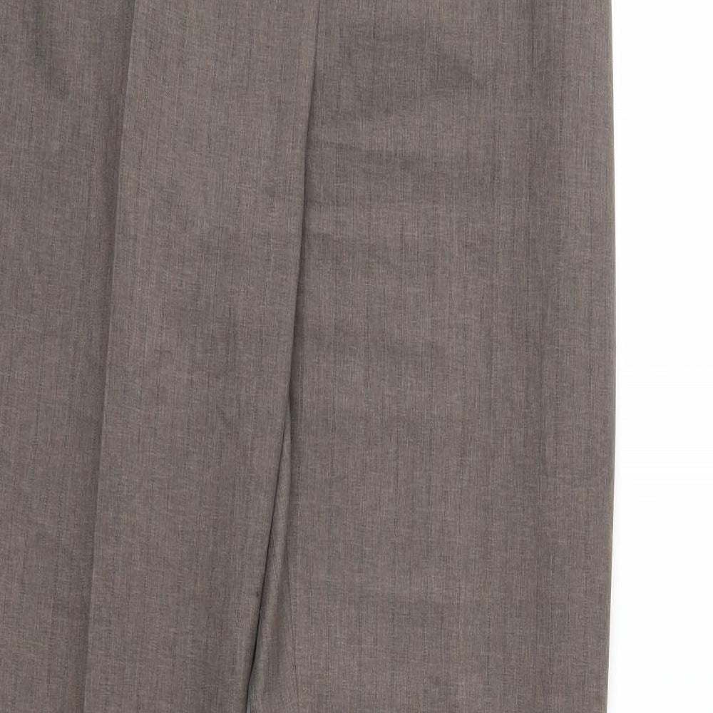 Womens UK Size 10 Marks and Spencer Regular Fit Blue Trousers