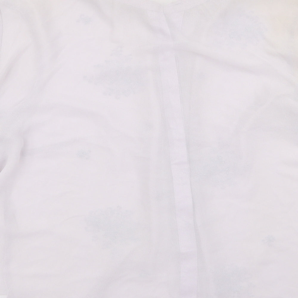 m&s Womens Purple Basic Blouse Size 14