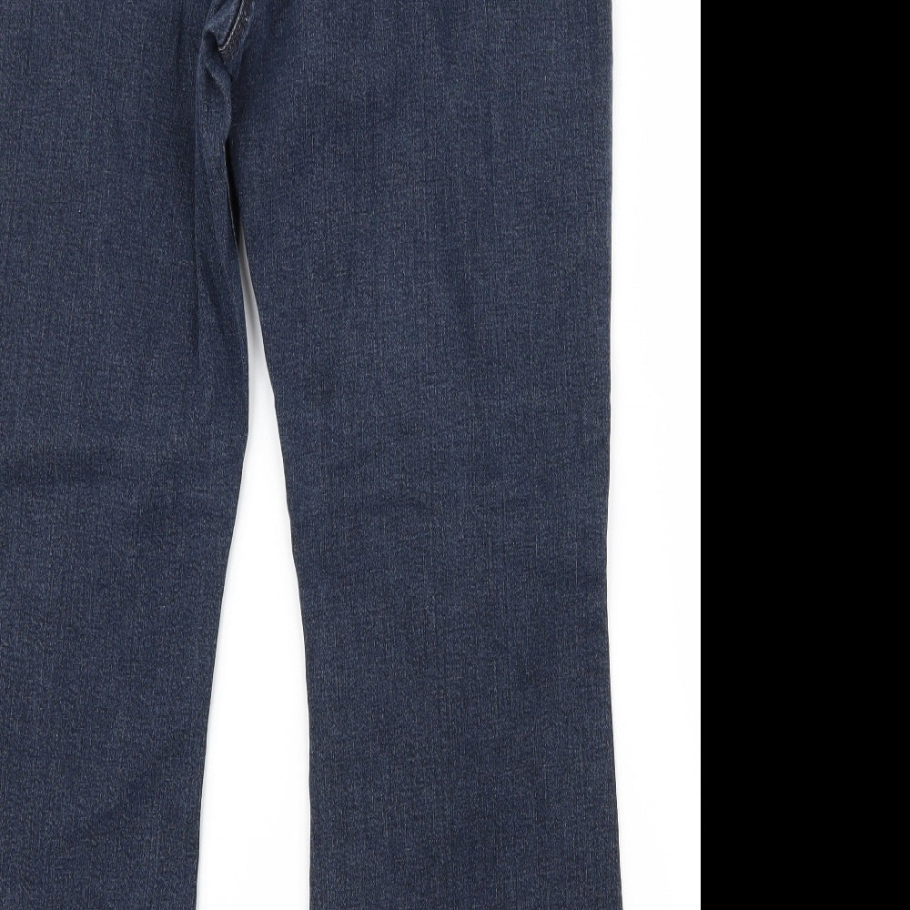 Womens UK Size 32 Preworn Regular Fit Bootcut Blue Jeans