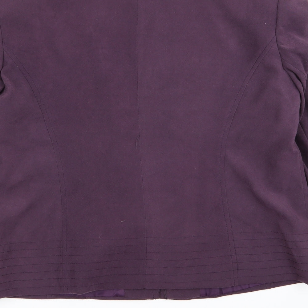 Womens UK Size 14 bonmarche Purple Jacket