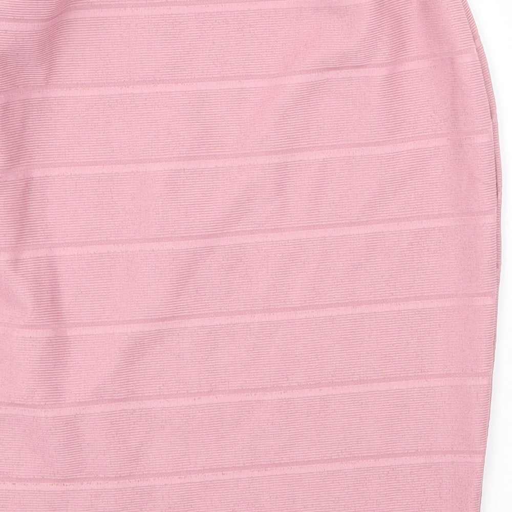 Miss Selfridge Womens Pink Straight & Pencil Set Size 12