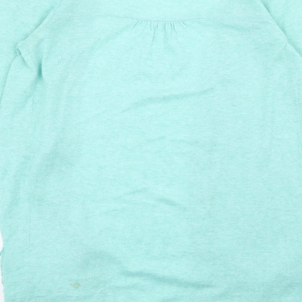 New Look Womens Green Cardigan Jumper Size 8