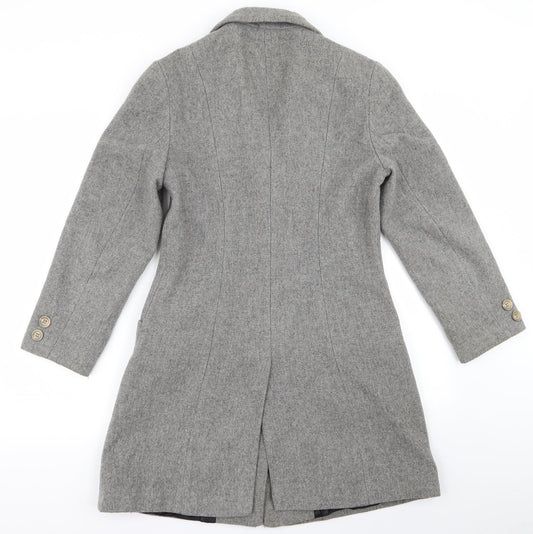 Clockhouse Womens Grey Overcoat Jacket Size 10