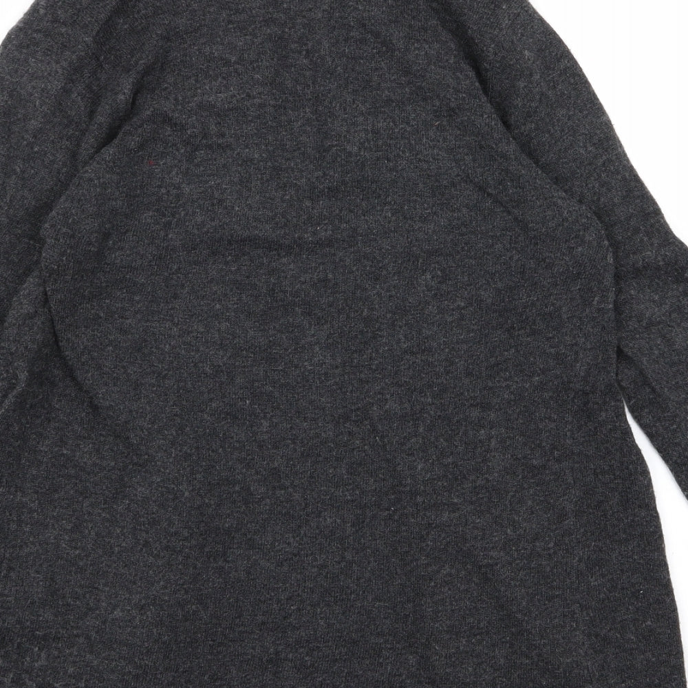 Preworn Womens Grey Cardigan Jumper Size S