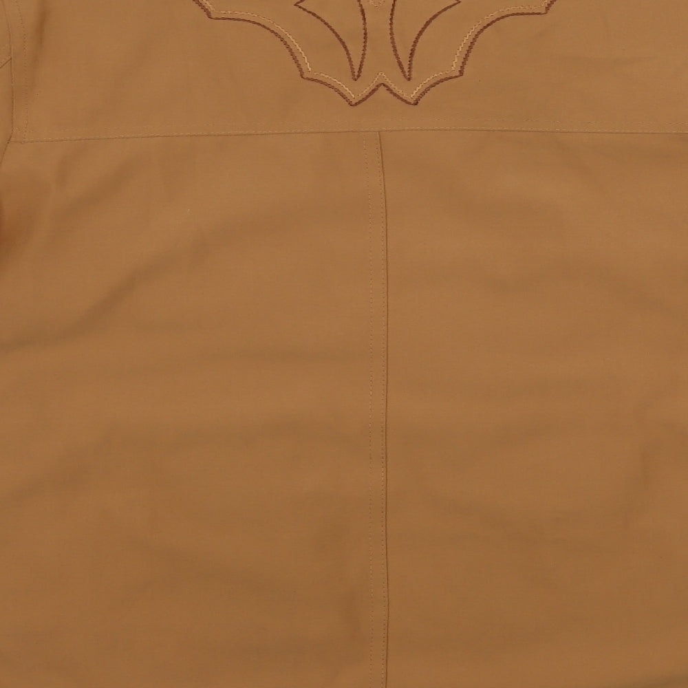 Womens UK Size 10 Gelco Brown Gilet