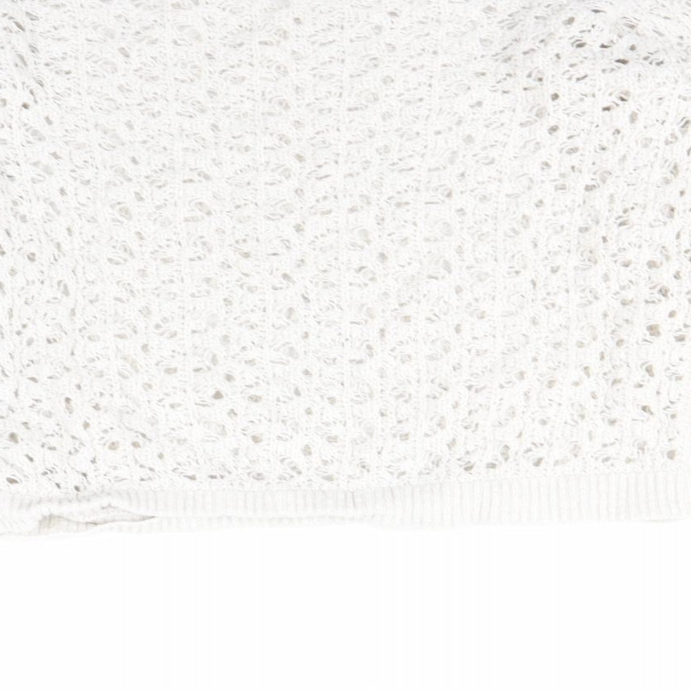 George Womens White Pullover Jumper Size 14