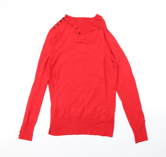 Lakeland Womens Red Pullover Jumper Size 18