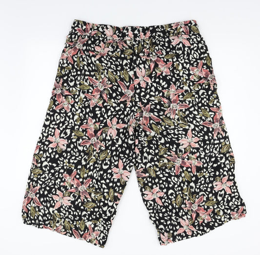 George Womens Multicoloured Floral  Culotte Shorts Size 18