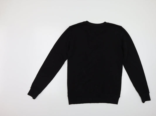 Mens UK Size S Continental Black Pullover Sweatshirt