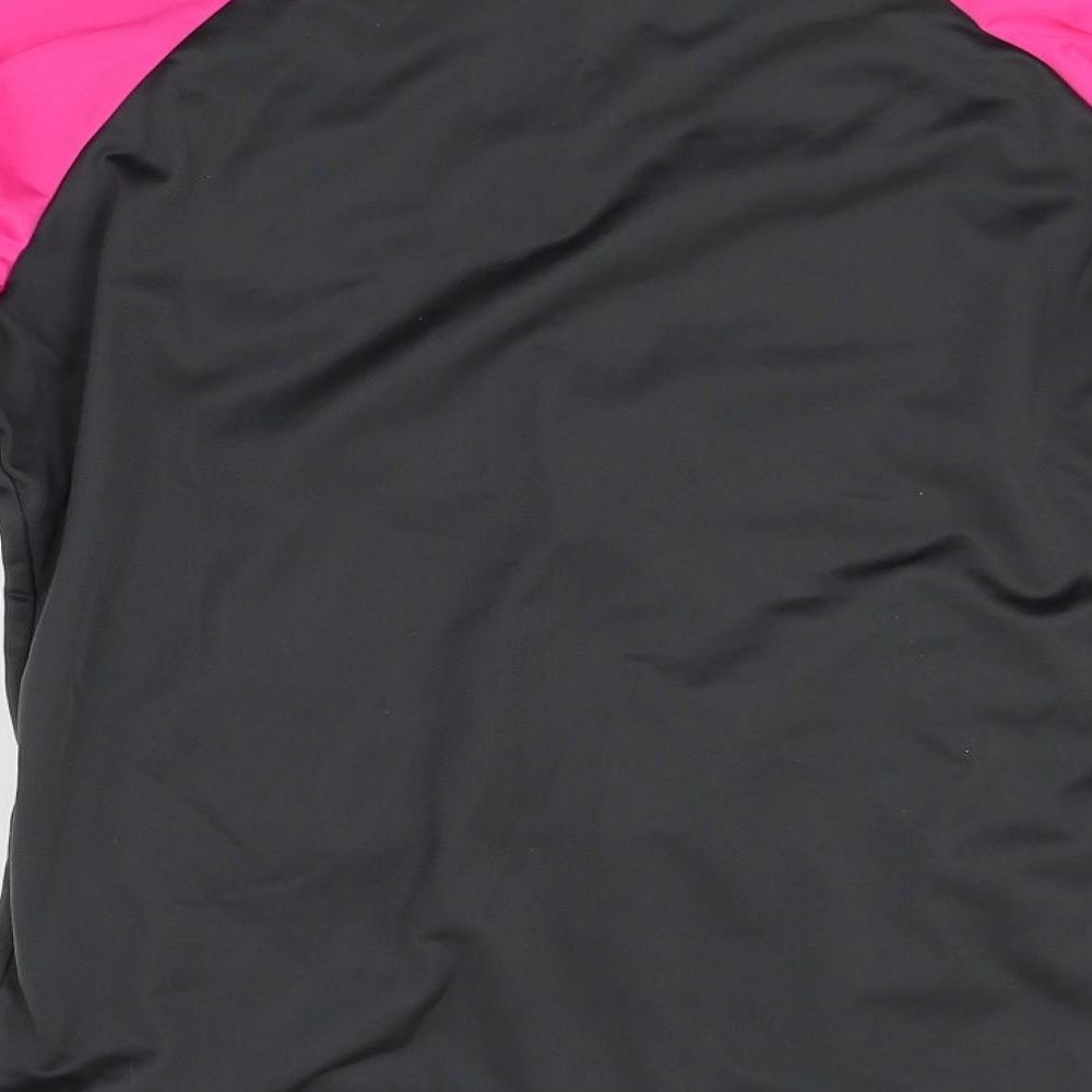 oxylane Girls Pink Basic Coat Jacket Size 14 Years