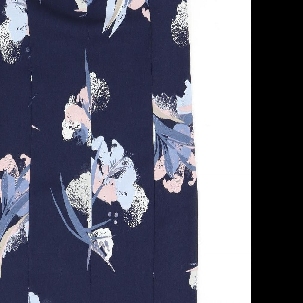NEXT Womens Blue Floral Kaftan Size 12