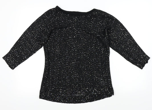 Tommy & Kate Womens Black Pullover Jumper Size 12