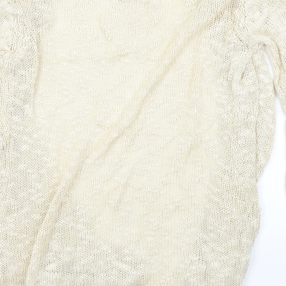 Apricot Womens Beige Cardigan Jumper Size 8