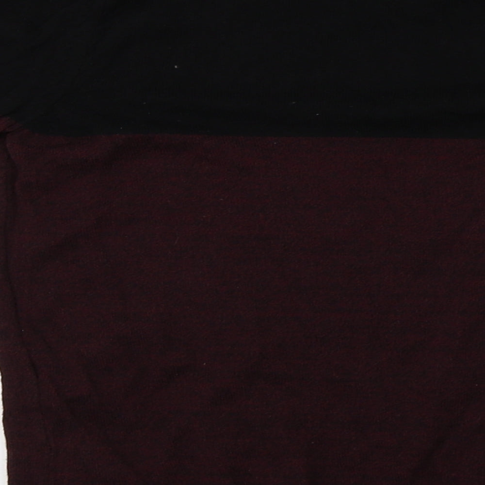 Topshop Mens Red Pullover Jumper Size S - Black and Red
