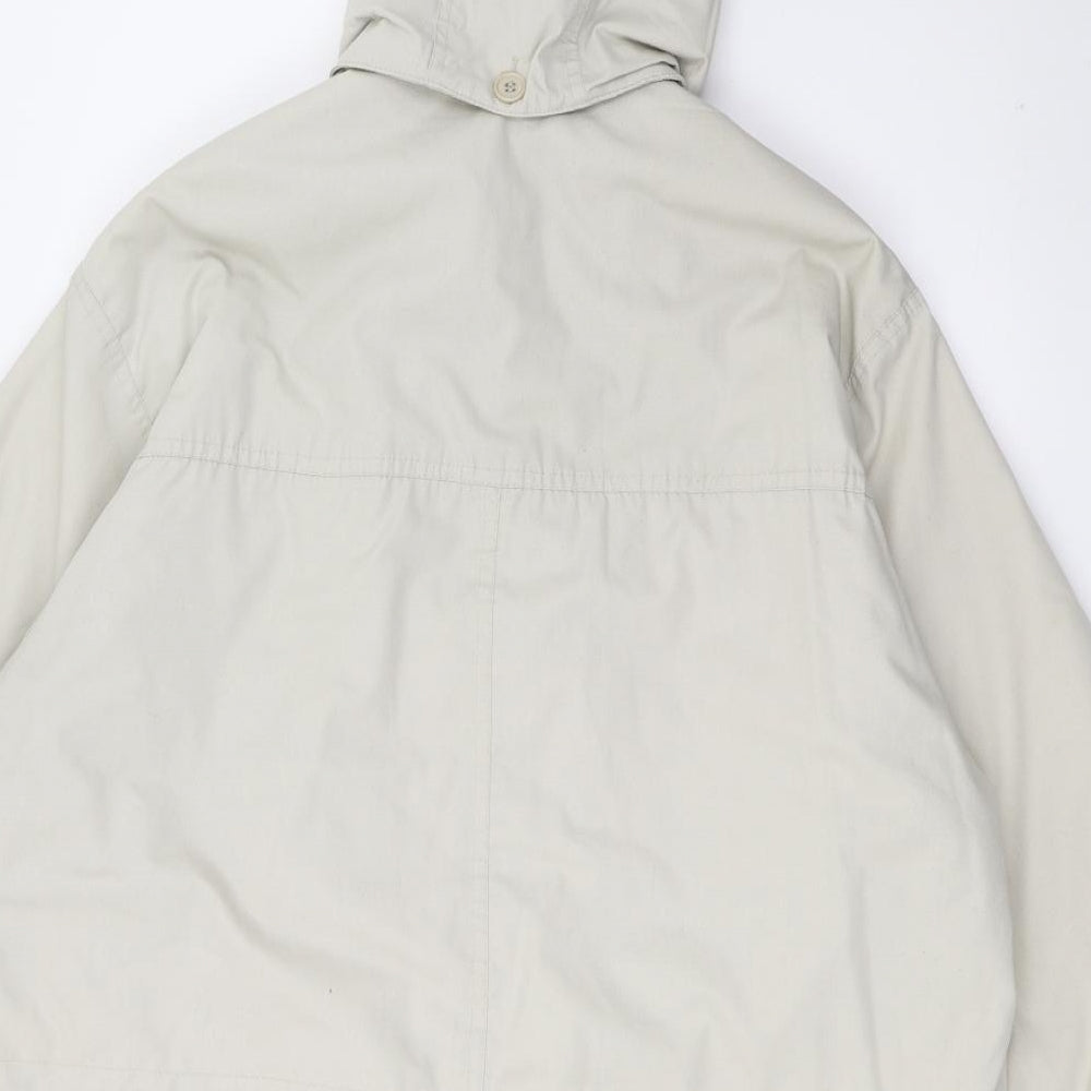 C&A Womens Beige Jacket Coat Size 14 - PINK LINING