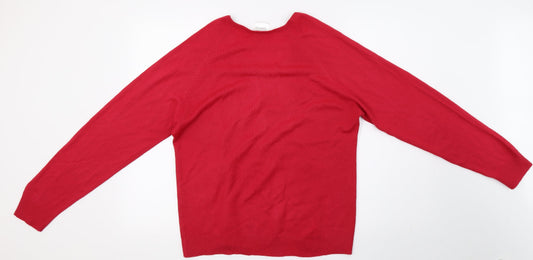 Wardrobe Womens Red Pullover Jumper Size 10