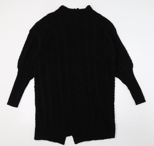 Capsule Womens Black Knit Cardigan Jumper Size 12