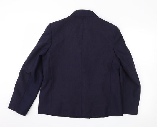 St Michael Womens Blue   Jacket Suit Jacket Size 14