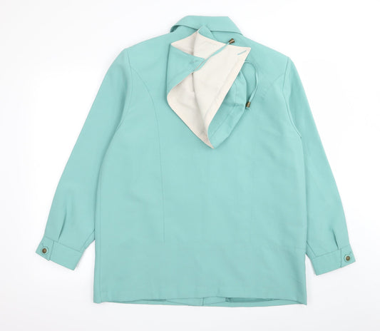 JBC collection Womens Green Overcoat Coat Size 14