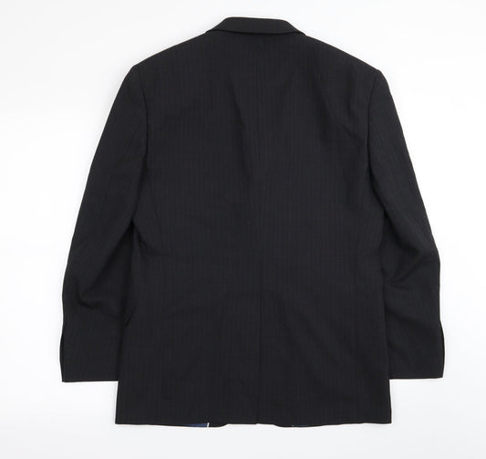 Mens UK Size 38 M&S Regular Black Suit Jacket