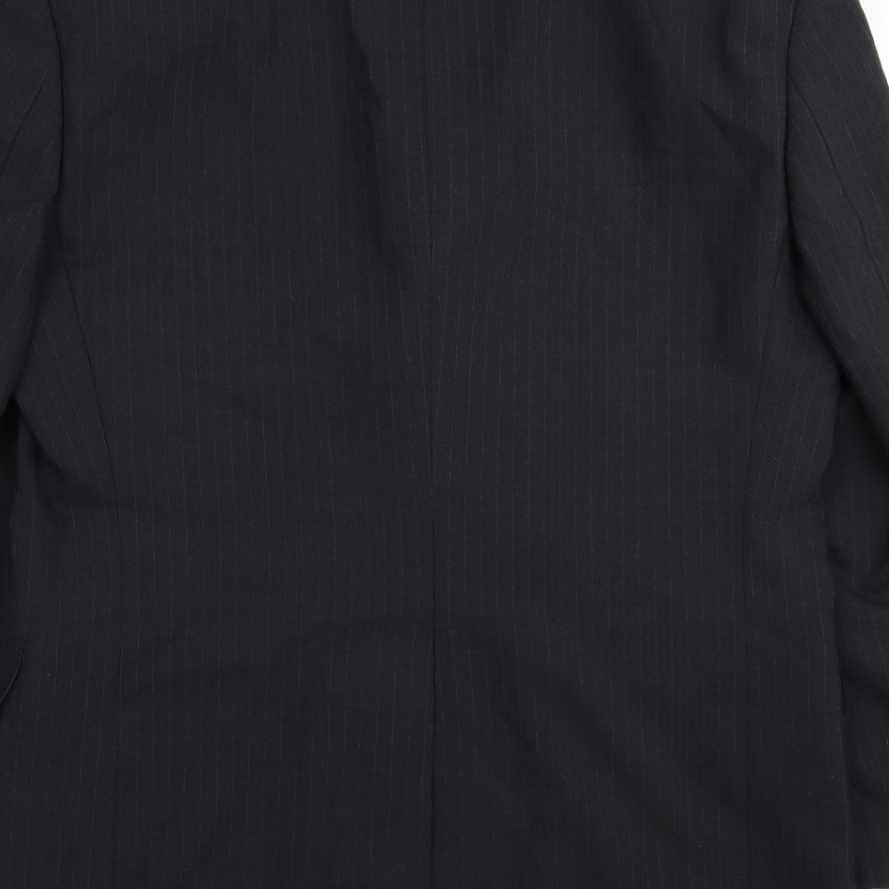 Mens UK Size 38 M&S Regular Black Suit Jacket