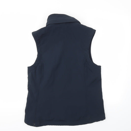 B&C Womens Blue Gilet Coat Size M