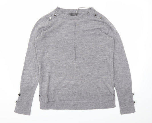 Primark Womens Grey Pullover Jumper Size S