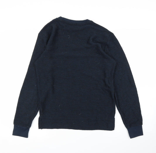 Primark Mens Blue   Pullover Jumper Size S