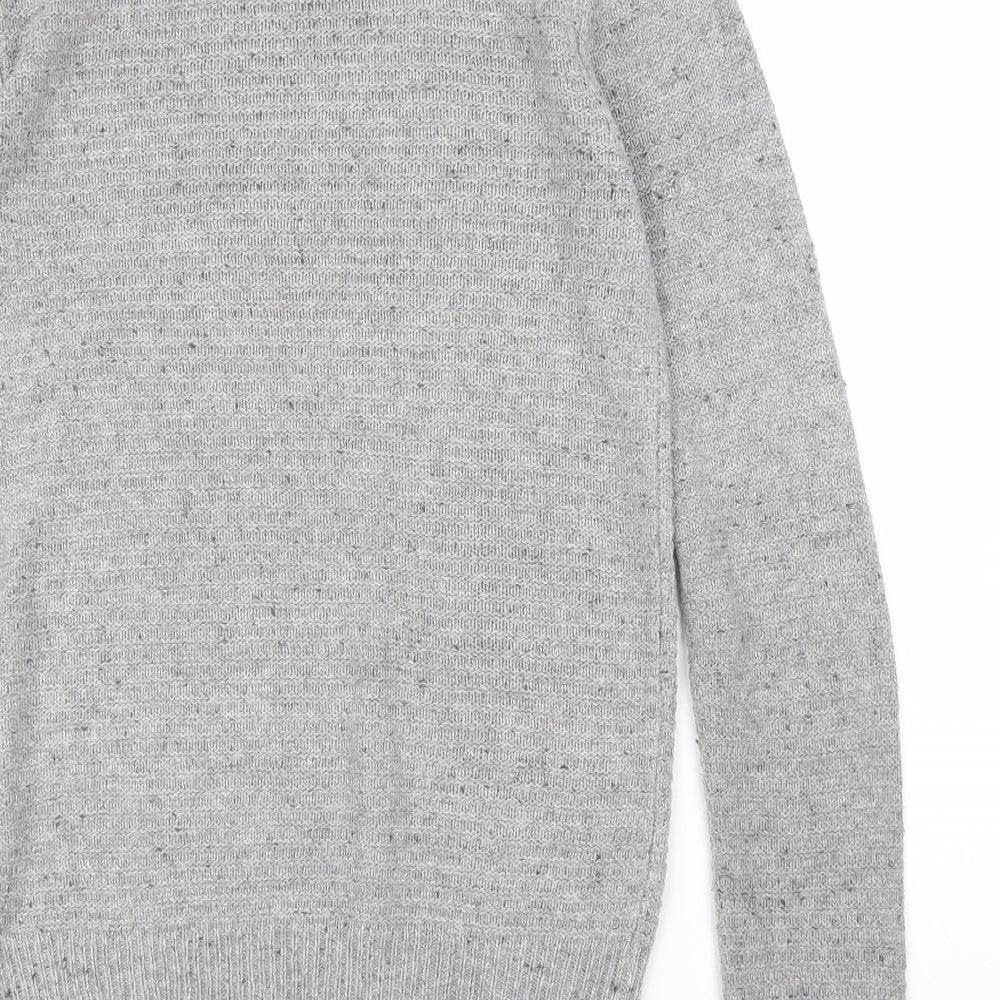 Primark Mens Grey Pullover Jumper Size S