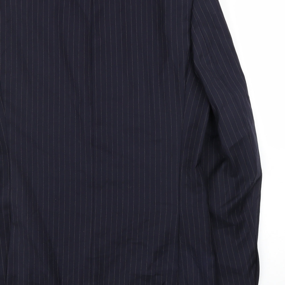 Mens UK Size 40 M&S Regular Blue Suit Jacket