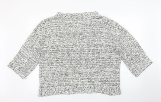 BM Womens Grey Pullover Jumper Size L