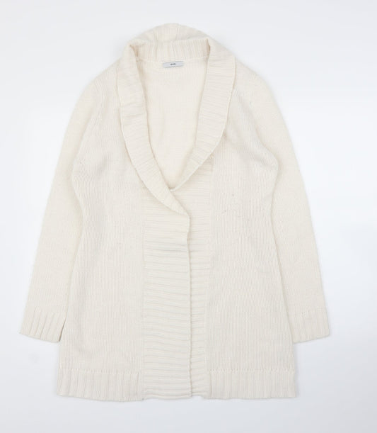 Evie Womens White Cardigan Jumper Size 14