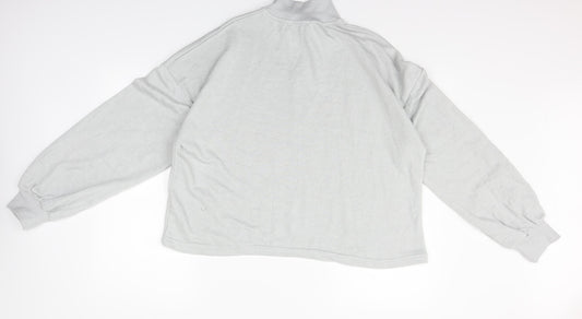 Boohoo Mens Grey Pullover Jumper Size L