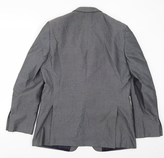 Mens UK Size 40 Marks and Spencer Regular Grey Suit Jacket