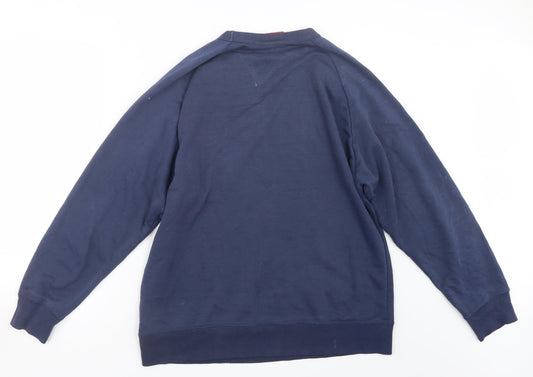 Lee Cooper Mens Blue Pullover Jumper Size S
