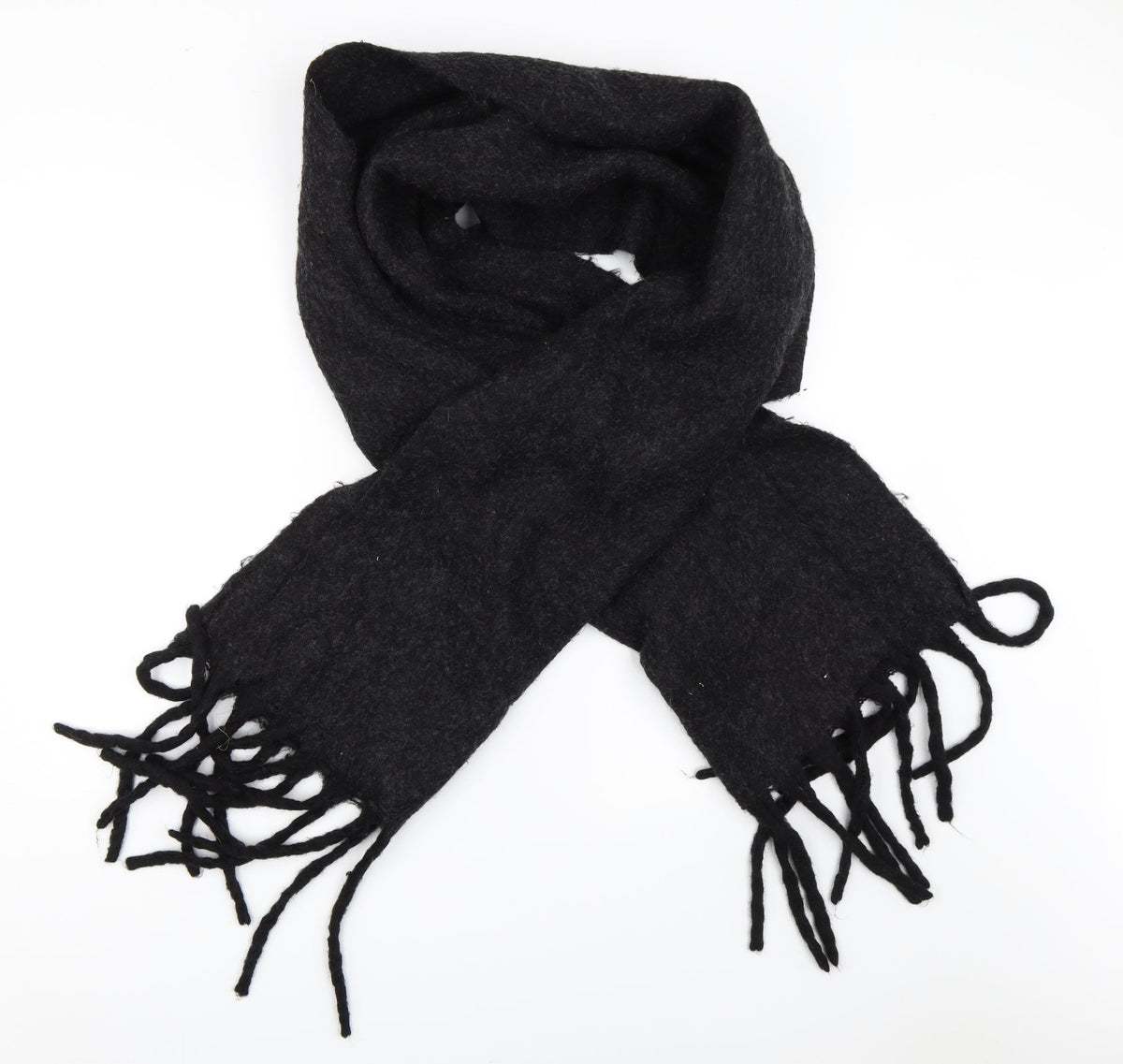 Preworn Womens Black Scarf