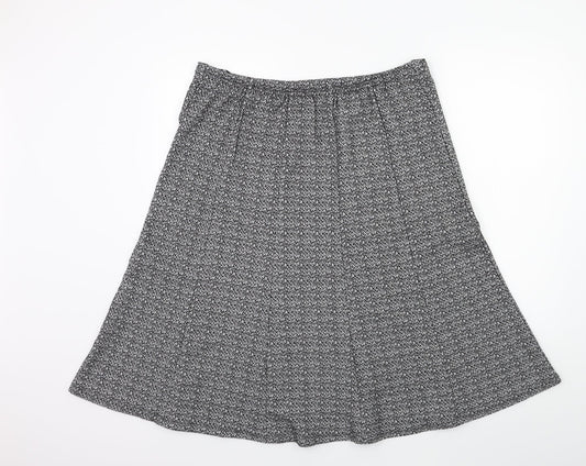 Autonomy Womens Grey   A-Line Skirt Size 16