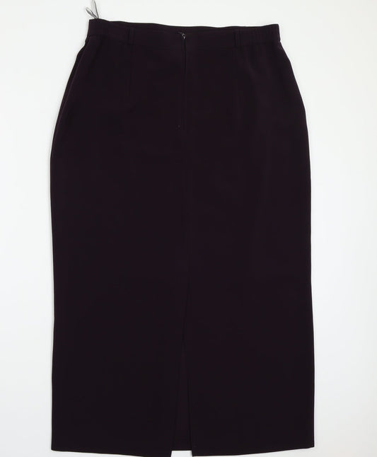 Gerry Weber Womens Purple   A-Line Skirt Size 20