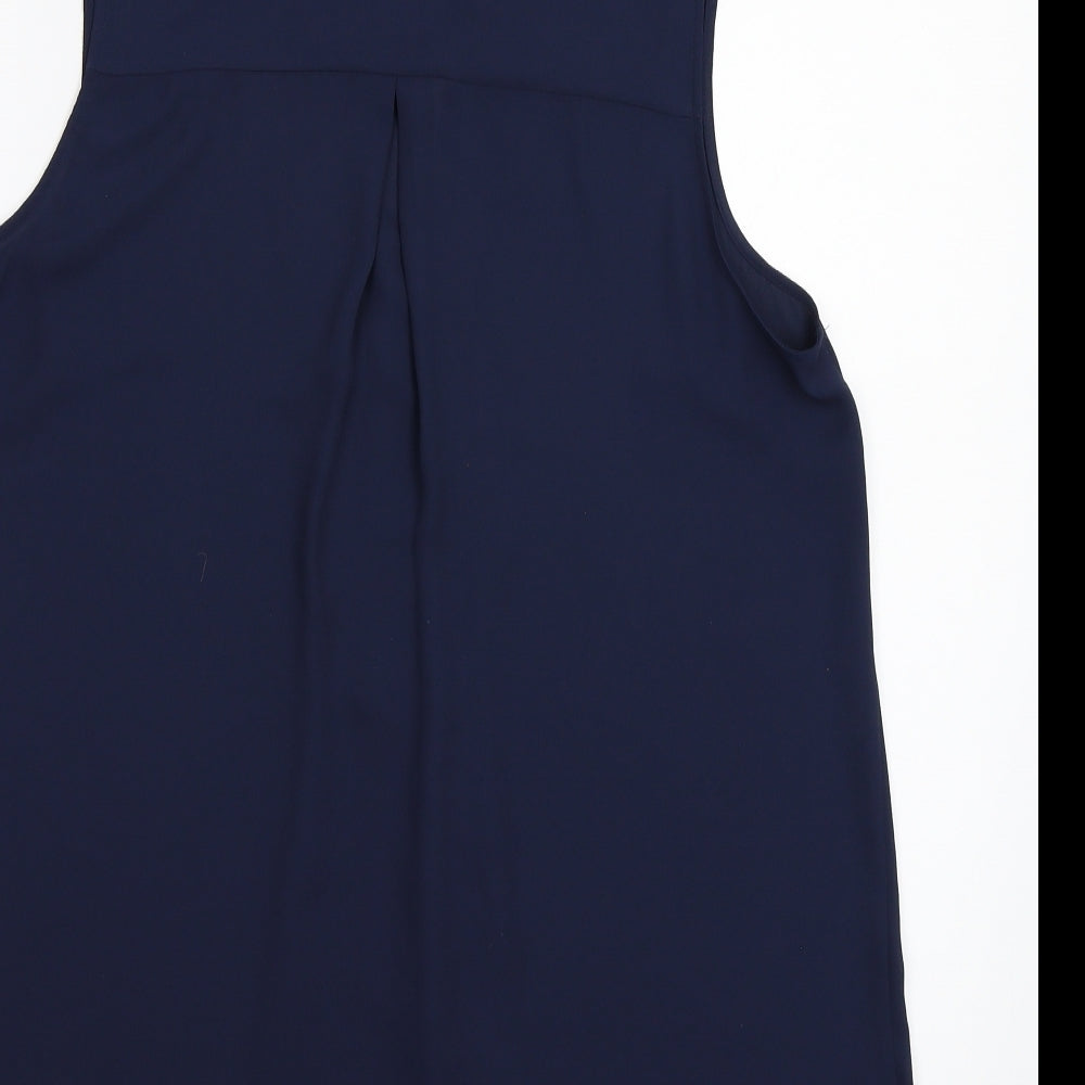 Womens UK Size L H&M Blue Basic T-Shirt
