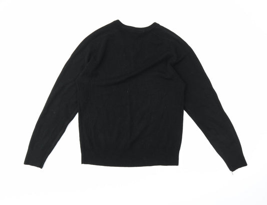 Cutting Edge Mens Black Pullover Jumper Size M