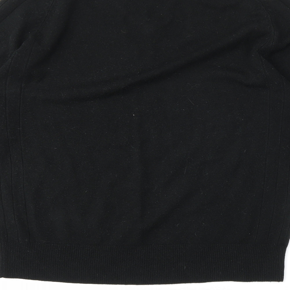 Mens UK Size M Cutting Edge Black Pullover Jumper