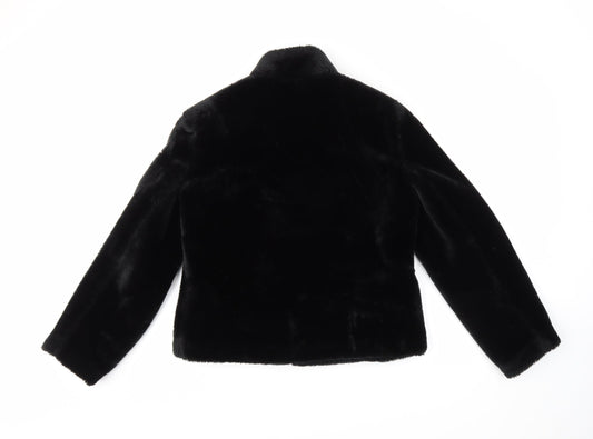 George Womens Black Jacket Coatigan Size S