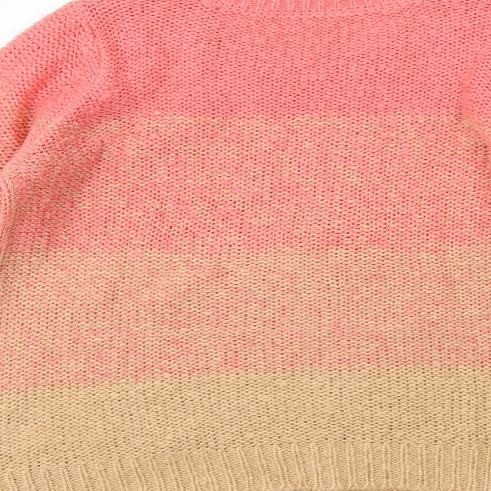 BHS Womens Pink Pullover Jumper Size 14