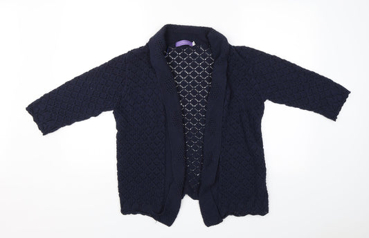 Autonomy Womens Blue Shrug Jumper Size M
