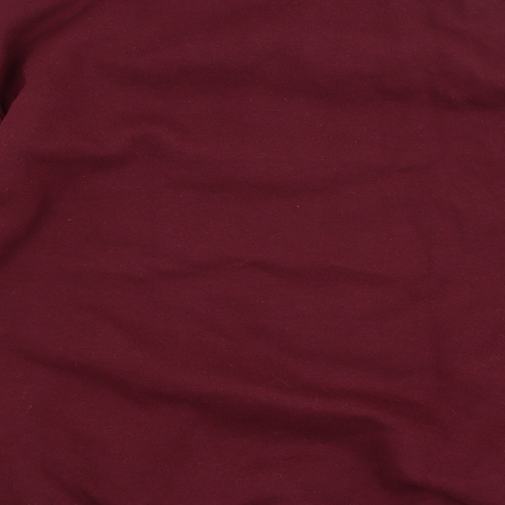 Gildan Mens Red Pullover Jumper Size L