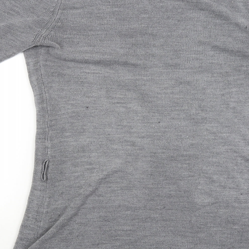 H&M Womens Grey Pullover Jumper Size 12